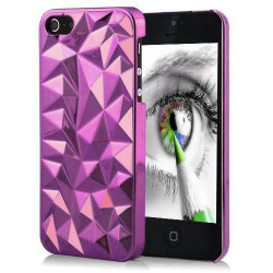 Coque DIAMOND 3D rose pour iPhone 5