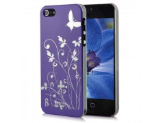 Coque JUNGLE mauve pour iPhone 5