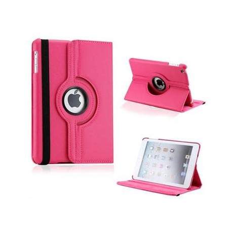 Etui en cuir 360 rose pour IPAD mini