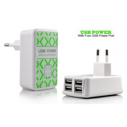 chargeur 4 USB pour telephones et Mp3