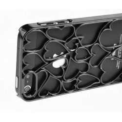 Coque LOVE DESIGN noire pour iPhone 5
