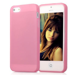 Coque PHOSPHORESCENTE rose pour iPhone 5