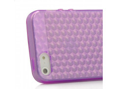 Coque NID D ABEILLES mauve pour iPhone 5