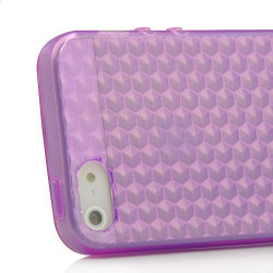 Coque NID D ABEILLES mauve pour iPhone 5