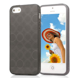 Coque CIRCLE 2 noire pour iPhone 5