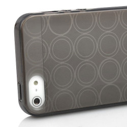 Coque CIRCLE 2 noire pour iPhone 5