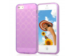 Coque CIRCLE 2 mauve pour iPhone 5