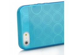 Coque CIRCLE 2 bleue pour iPhone 5