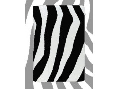 Etui cuir ZEBRE recto verso pour SAMSUNG GALAXY TAB 2 10,1