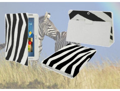 Etui cuir ZEBRE recto verso pour SAMSUNG GALAXY TAB 2 10,1