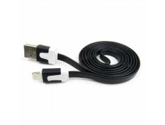 Câble USB LUXE noir et blanc pour Iphone, Ipad et Ipod .