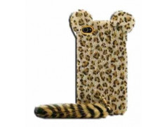 Coque PELUCHE beige pour iPhone 5