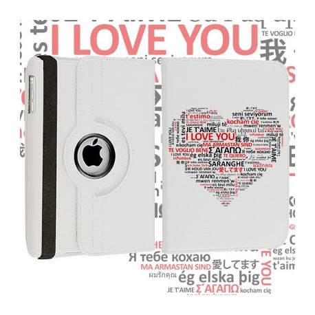 Etui cuir 360 COEUR 3 pour iPad 2, 3 et 4