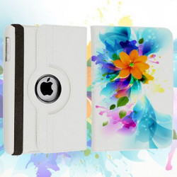 Etui cuir 360 FLEUR 1 pour iPad 2, 3 et 4