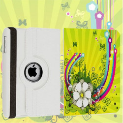 Etui cuir 360 FLEUR 4 pour iPad 2, 3 et 4