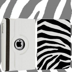 Etui cuir 360 ZEBRE pour iPad 2, 3 et 4