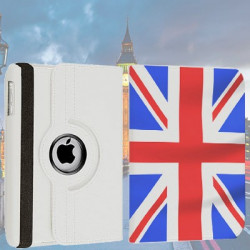 Etui cuir 360 UK pour iPad 2, 3 et 4