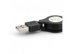 Cable USB rétractable pour iPhone, iPod, iPad, Samung, Htc