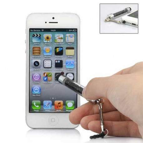 MINI Stylet DIAMOND noir pour telephones et MP3 tactiles . 5,92 €