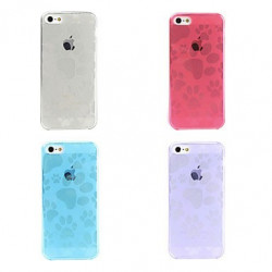 Coque DOG PAW blanche pour iPhone 5