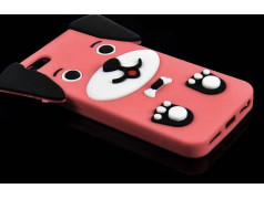 Coque CHIEN 3D rose pour iPhone 5