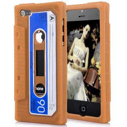 Coque K7 orange pour iPhone 5