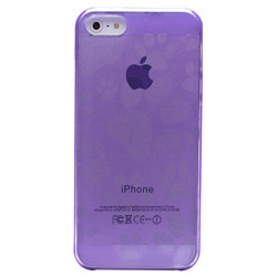 Coque DOG PAW mauve pour iPhone 5