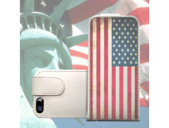 Etui cuir USA 2 pour iPhone 5