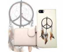 Etui cuir portefeuille DREAMCATCHER pour iPhone 5