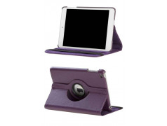 Etui en cuir 360 mauve pour IPAD mini