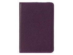 Etui en cuir 360 mauve pour IPAD mini