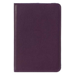 Etui en cuir 360 mauve pour IPAD mini