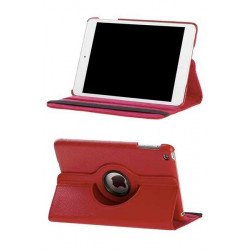 Etui en cuir 360 rouge pour IPAD mini