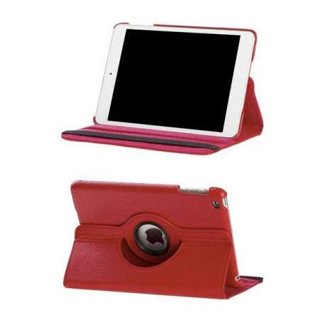 Etui en cuir 360 rouge pour IPAD mini