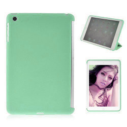 coque compatible SMART COVER verte pour IPAD Mini