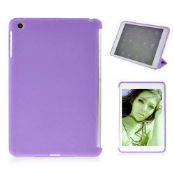 coque compatible SMART COVER mauve pour IPAD Mini