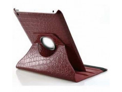 Etui CROCO en cuir 360 rouge pour IPAD mini