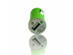 MINI Chargeur vert 12 volts allume cigare pour Iphone, Ipad, Ipod 