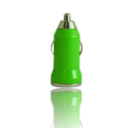 MINI Chargeur vert 12 volts allume cigare pour Iphone, Ipad, Ipod 