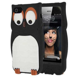 Coque HIBOU noire pour iPhone 5