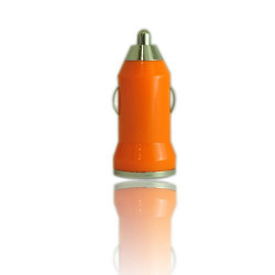 MINI Chargeur orange 12 volts allume cigare pour Iphone, Ipad, Ipod 
