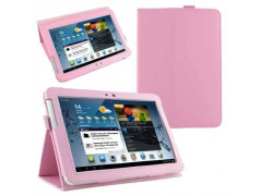 Etui cuir rose pour SAMSUNG GALAXY TAB 2 