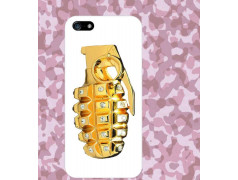 Coque GOLD GRENADE pour iPhone 5