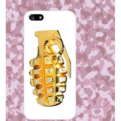 Coque GOLD GRENADE pour iPhone 5