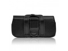 Etui CLIP en cuir noir de marque FORCEL pour Iphone 3, 4, 4S et 5