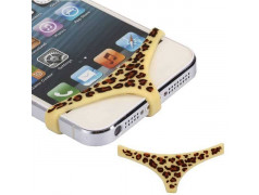 STRING leopard pour IPHONE 3, 4 et 5