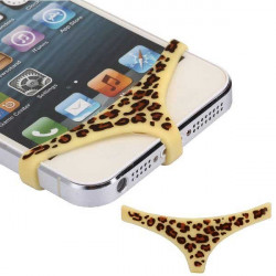 STRING leopard pour IPHONE 3, 4 et 5