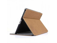 Etuis cuir grave marron pour IPAD 2, 3 et 4