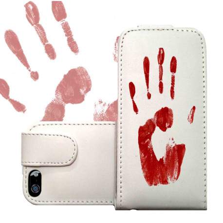 Etui cuir BLOOD pour iPhone 5