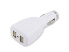 DOUBLE chargeur 12 volts allume cigare pour Iphone, Ipad et Ipod.